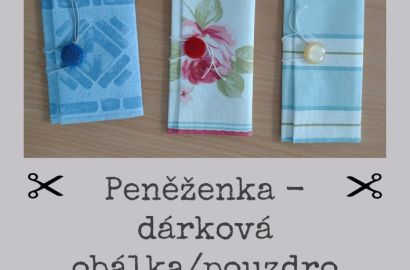 Peněženka - dárková obálka/pouzdro