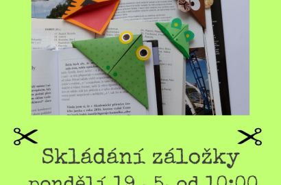 Rukodělný workshop - skládání záložky
