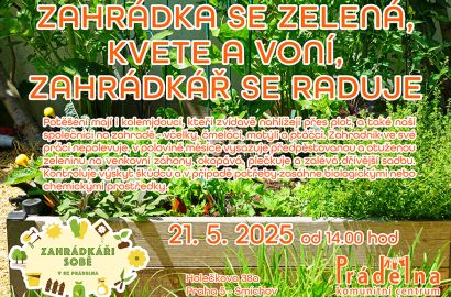 Zahrada se zelená, kvete a voní