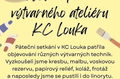 Výstava prací výtvarného ateliéru KC Louka