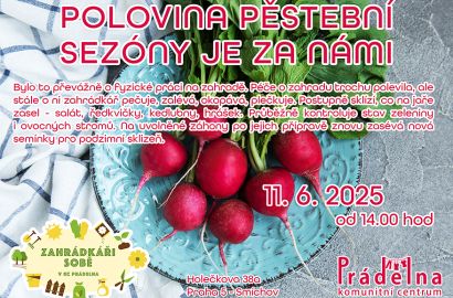Polovina pěstební sezóny je za námi
