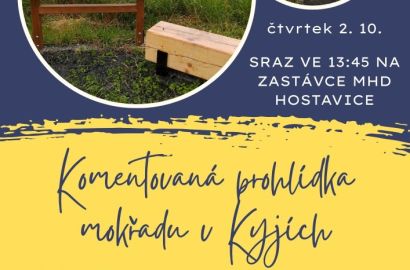 Komentovaná prohlídka mokřadu v Kyjích