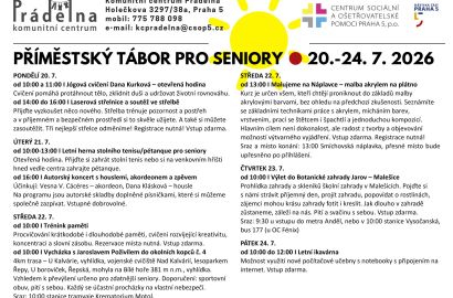 Příměstský tábor pro seniory - červenec