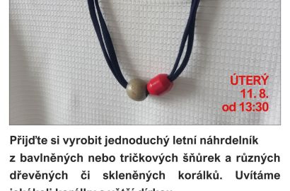 Workshop - letní náhrdelník