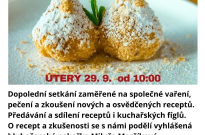 Kulinářské dopoledne - ovocné knedlíky